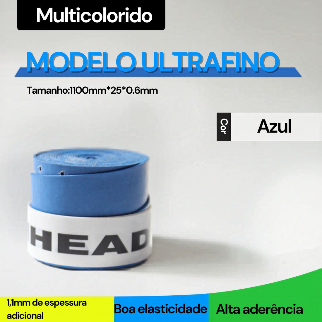 Overgrip Head Perfurado - 15 Unidades