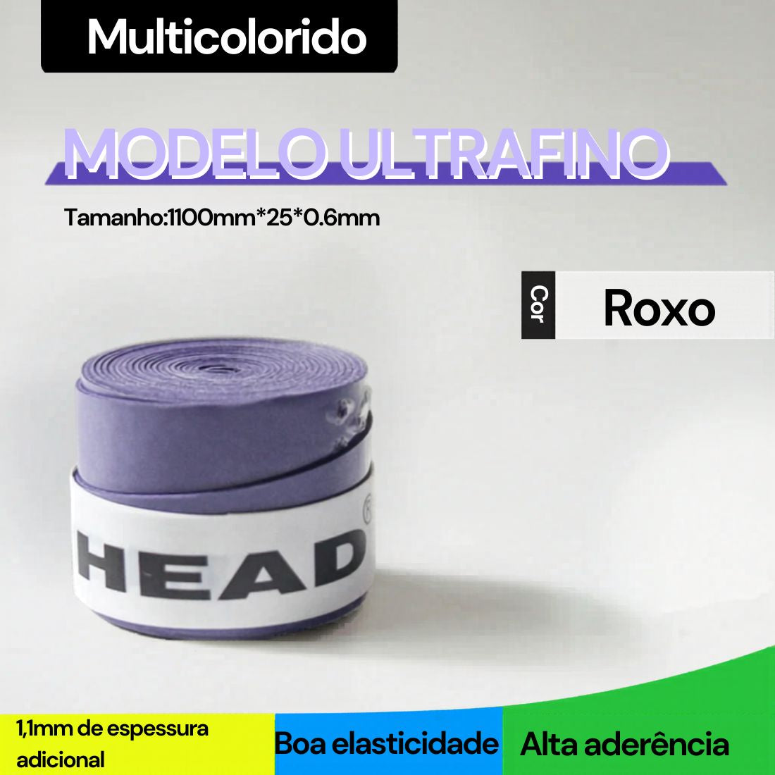 Overgrip Head Perfurado - 15 Unidades