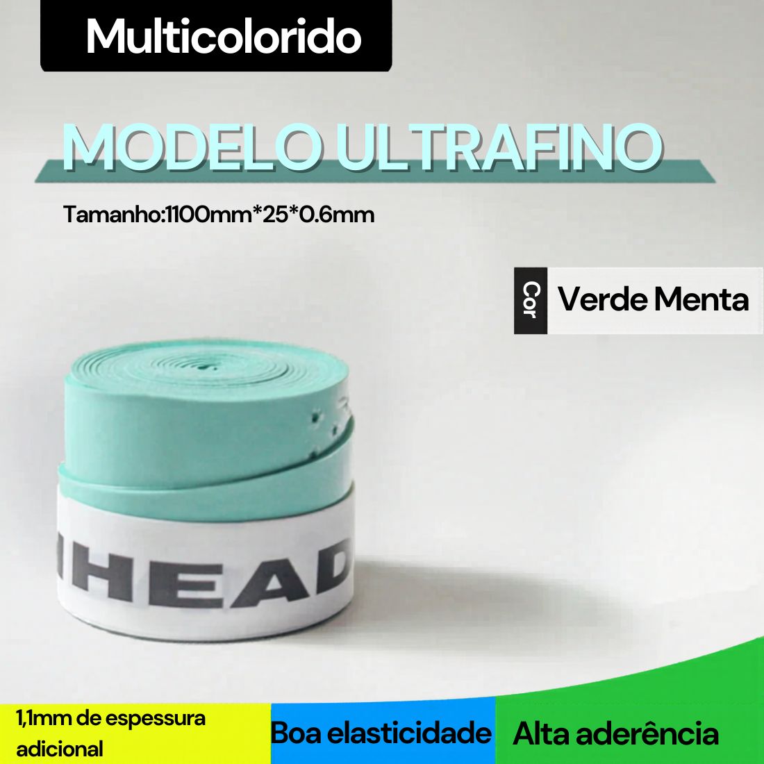 Overgrip Head Perfurado - 15 Unidades