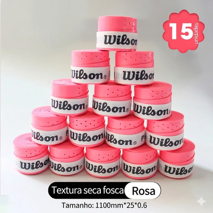 Overgrip Wilson Perfurado - 15 Unidades