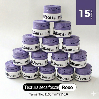 Overgrip Wilson Perfurado - 15 Unidades