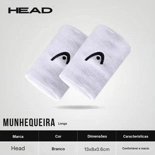 Par de Munhequeira HEAD (13 cm) - Várias Cores