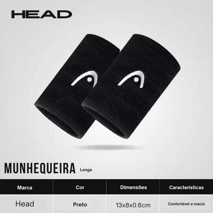 Par de Munhequeira HEAD (13 cm) - Várias Cores