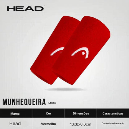 Par de Munhequeira HEAD (13 cm) - Várias Cores