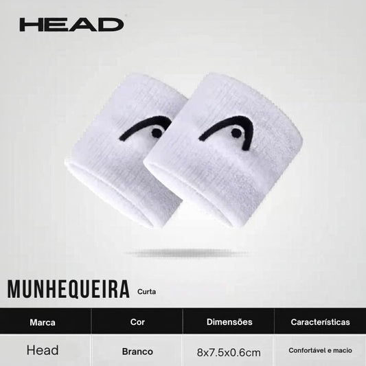 Par de Munhequeira HEAD (8 cm) - Várias Cores