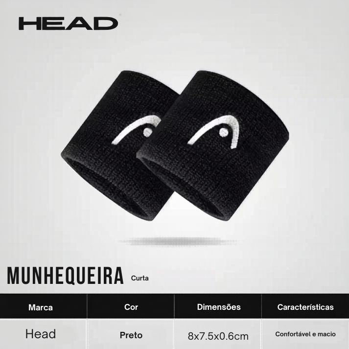 Par de Munhequeira HEAD (8 cm) - Várias Cores