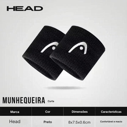 Par de Munhequeira HEAD (8 cm) - Várias Cores