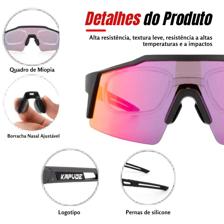 Óculos Kapvoe - Modelo 03 - 4 Lentes
