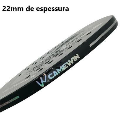 Raquete Camewin Fibra de Carbono 3K + capa protetora