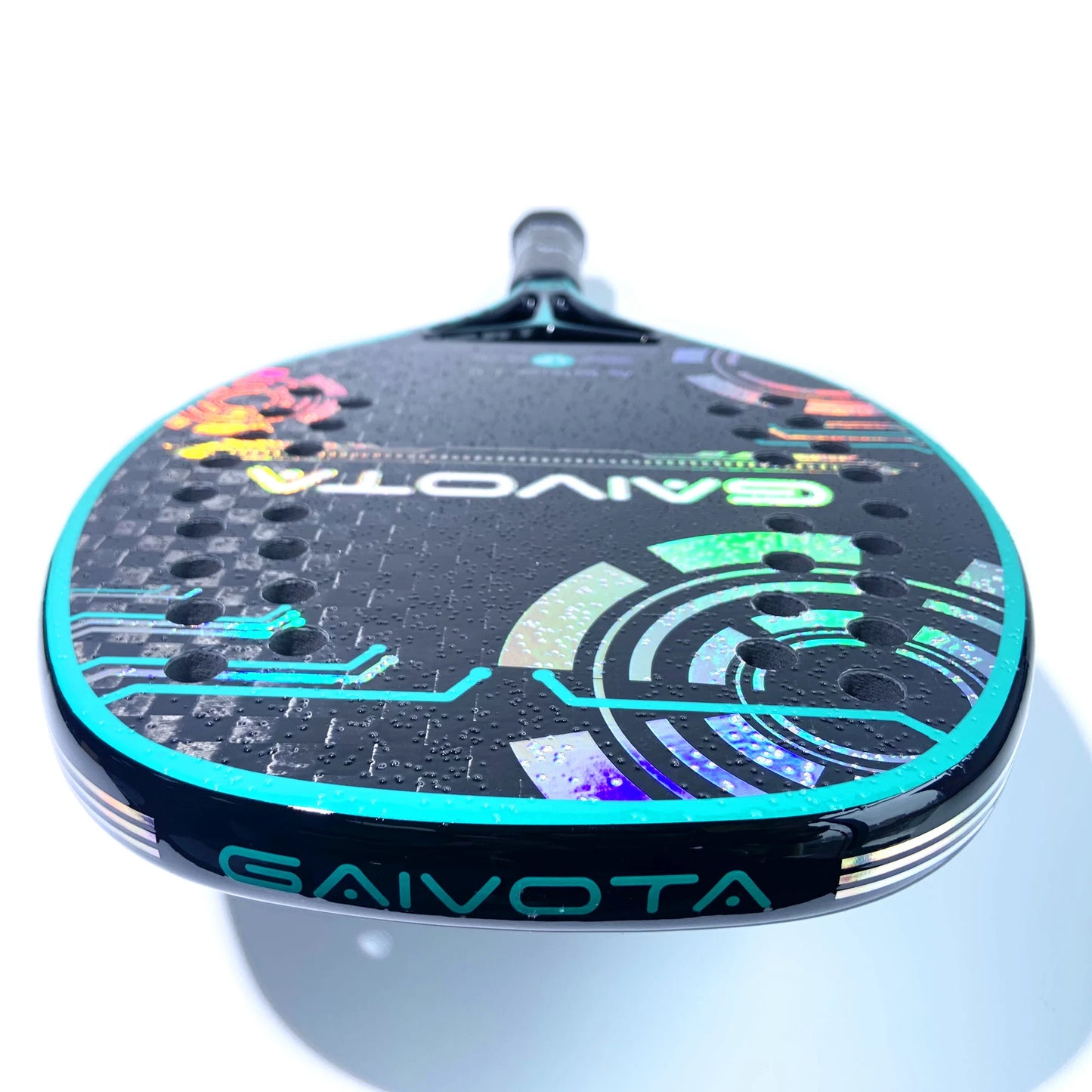 Raquete Gaivota Fibra de Carbono 12K + capa protetora