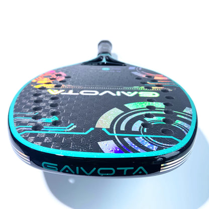 Raquete Gaivota Fibra de Carbono 12K + capa protetora