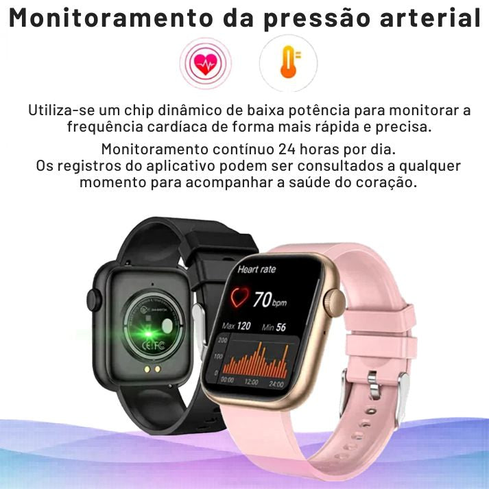 SmartWatch Lige Quadrado 45mm