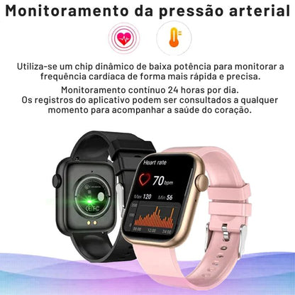 SmartWatch Lige Quadrado 45mm